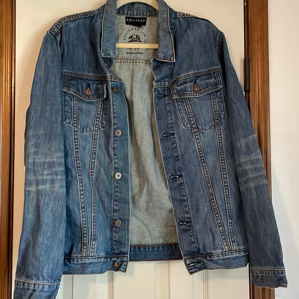 Bull head mens jean jacket